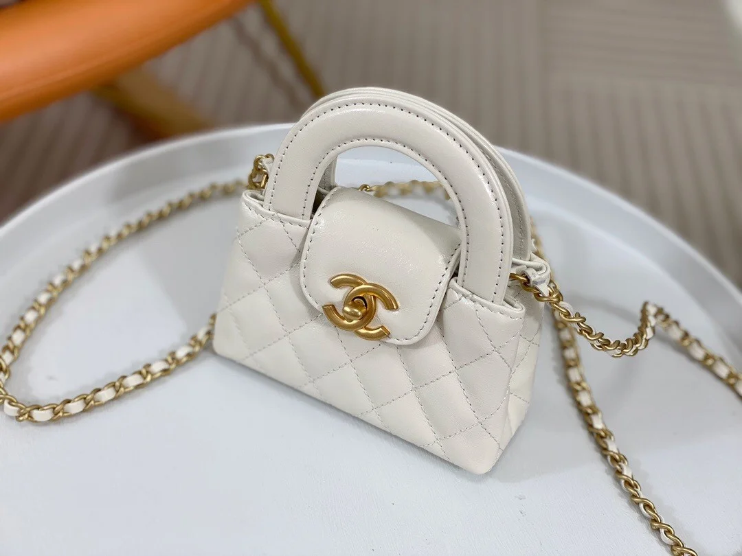 켈리백 나노 미니 화이트 상세