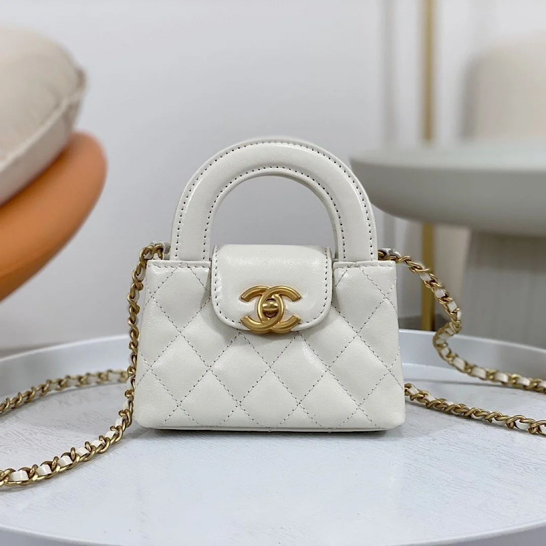 켈리백 나노 미니 화이트