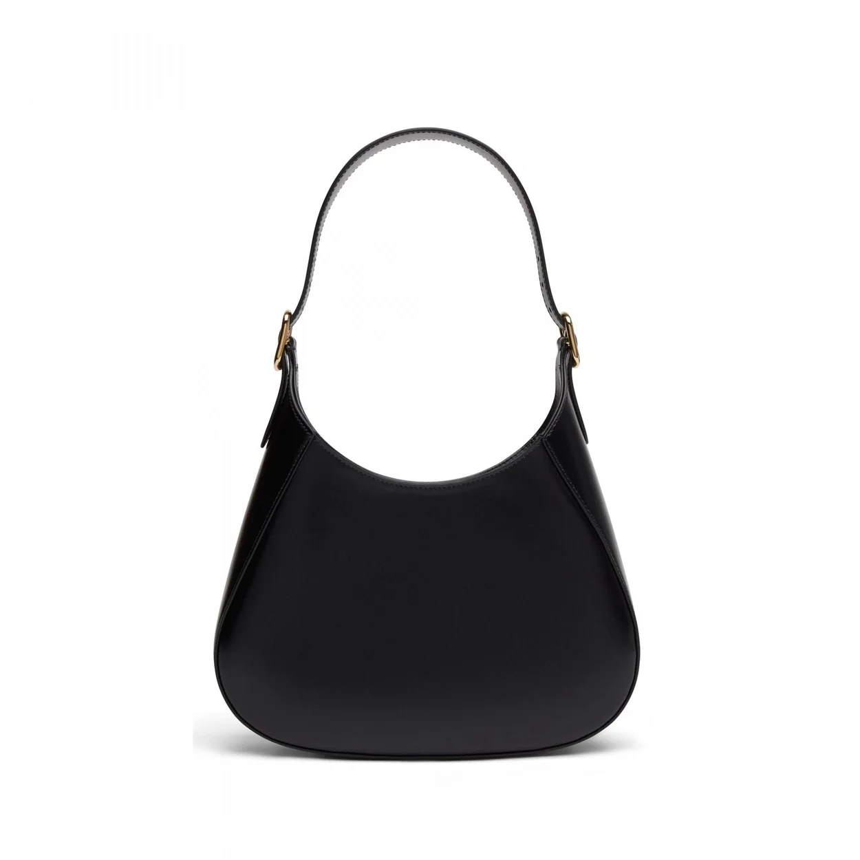 미디엄 클레오 레더 숄더백 블랙 상세