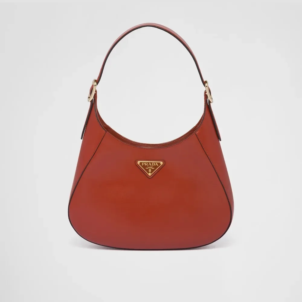 미디엄 클레오 레더 숄더백 레드 상세