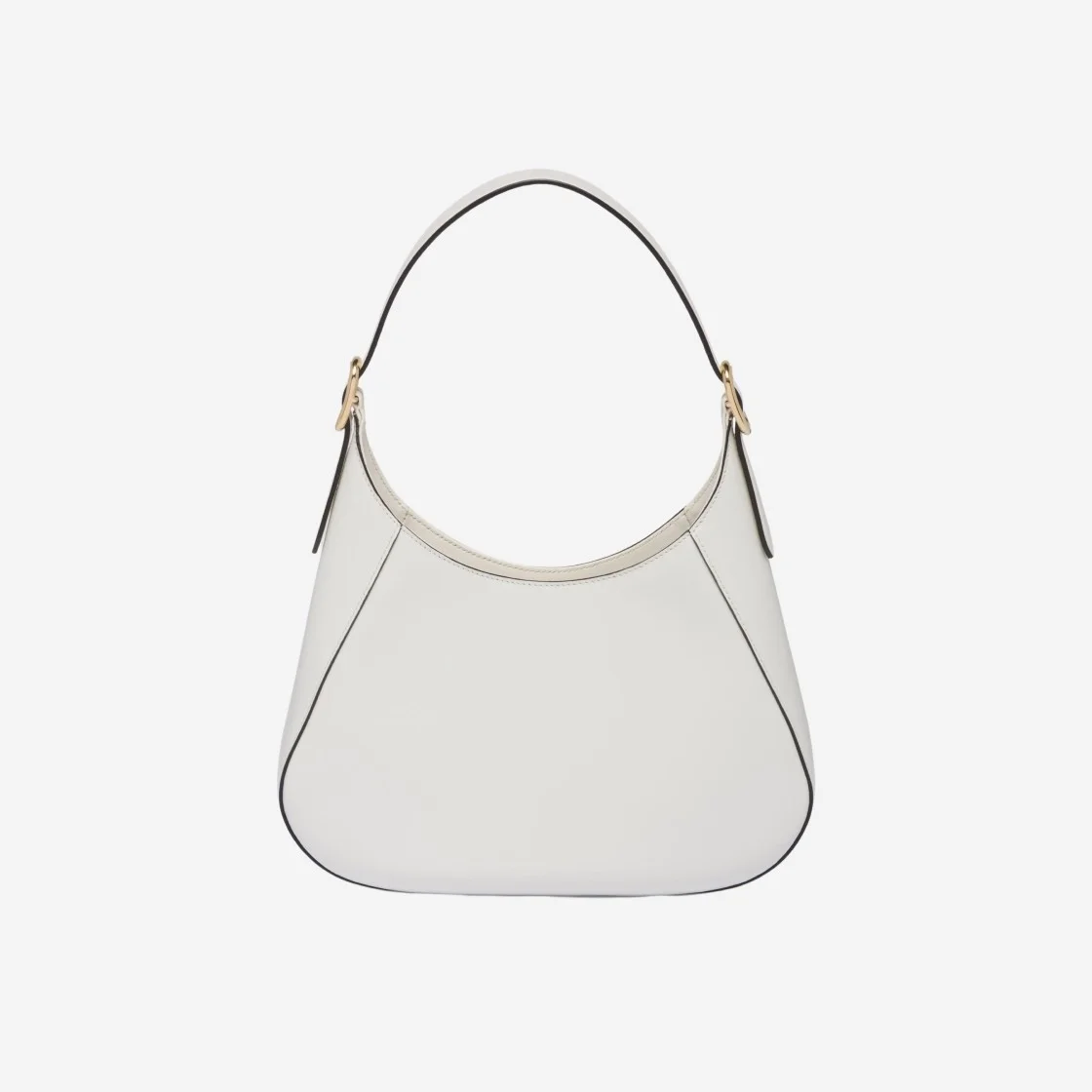 미디엄 클레오 레더 숄더백 화이트 상세