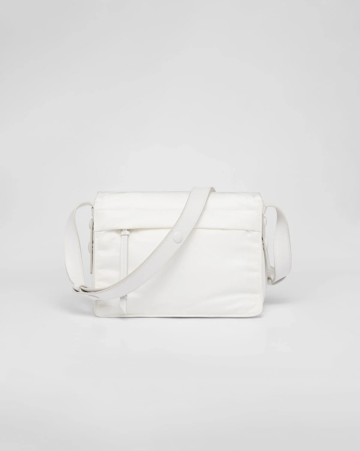 스몰 패딩 리나일론 숄더백 화이트 상세
