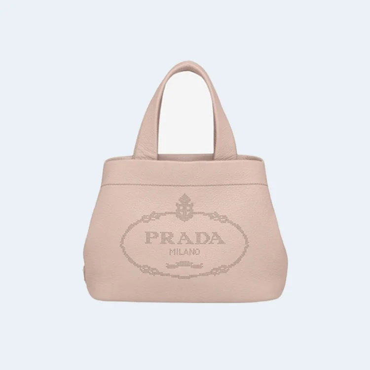 스몰 레더 토트백 핑크 상세