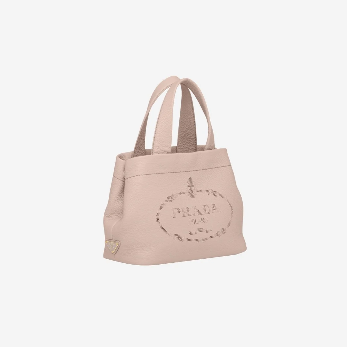 스몰 레더 토트백 핑크 상세