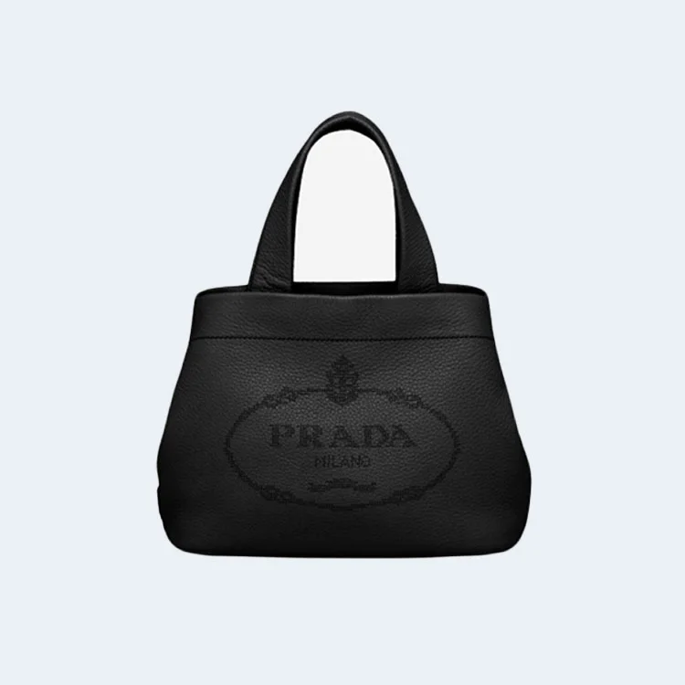 스몰 레더 토트백 블랙 상세