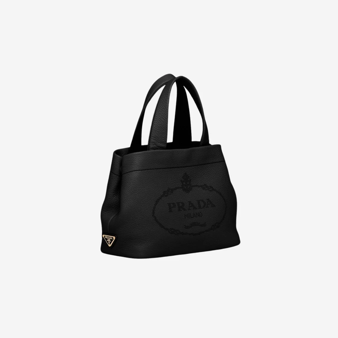 스몰 레더 토트백 블랙 상세