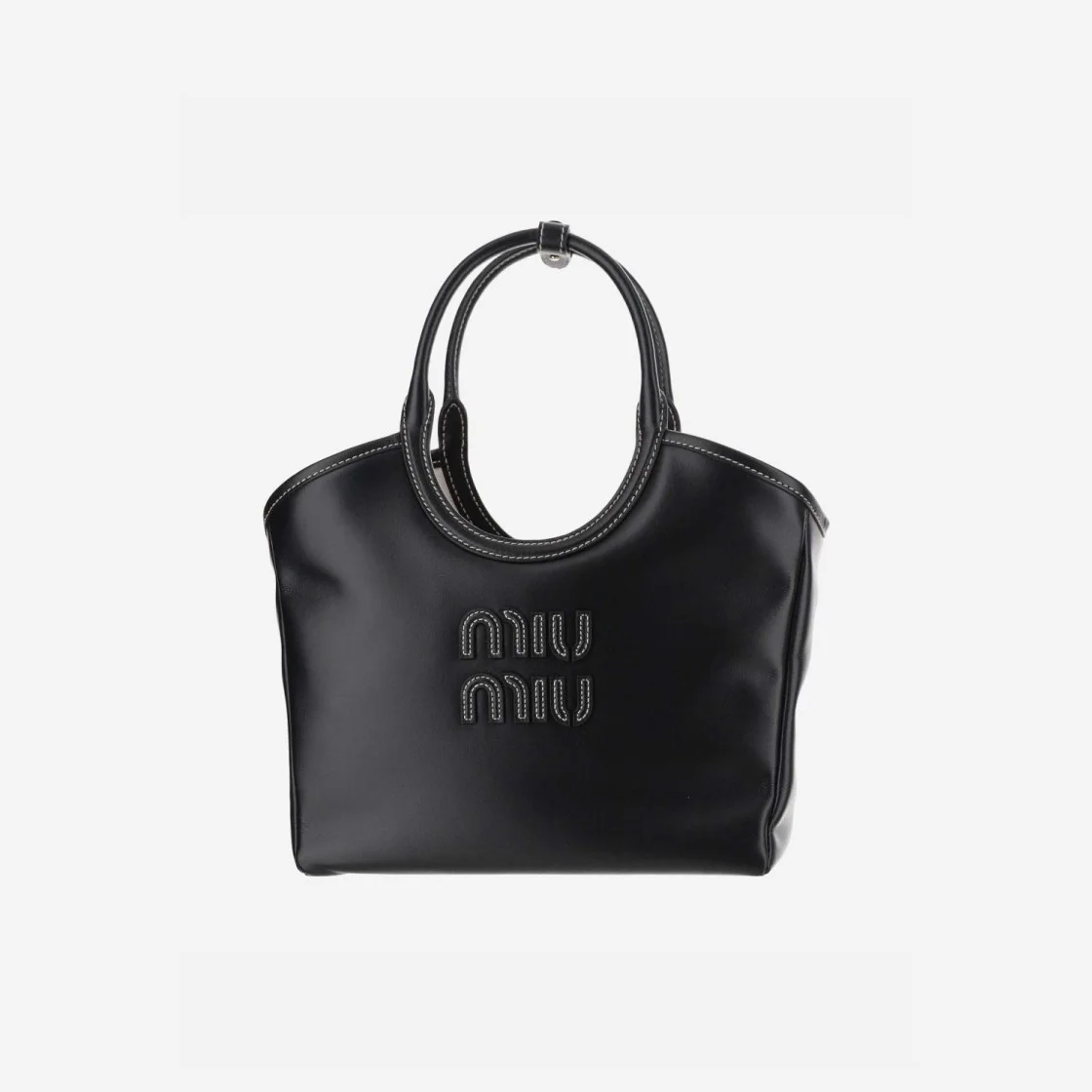 아이비 가죽백 블랙 스몰 (22 * 23.5 * 12cm) 상세