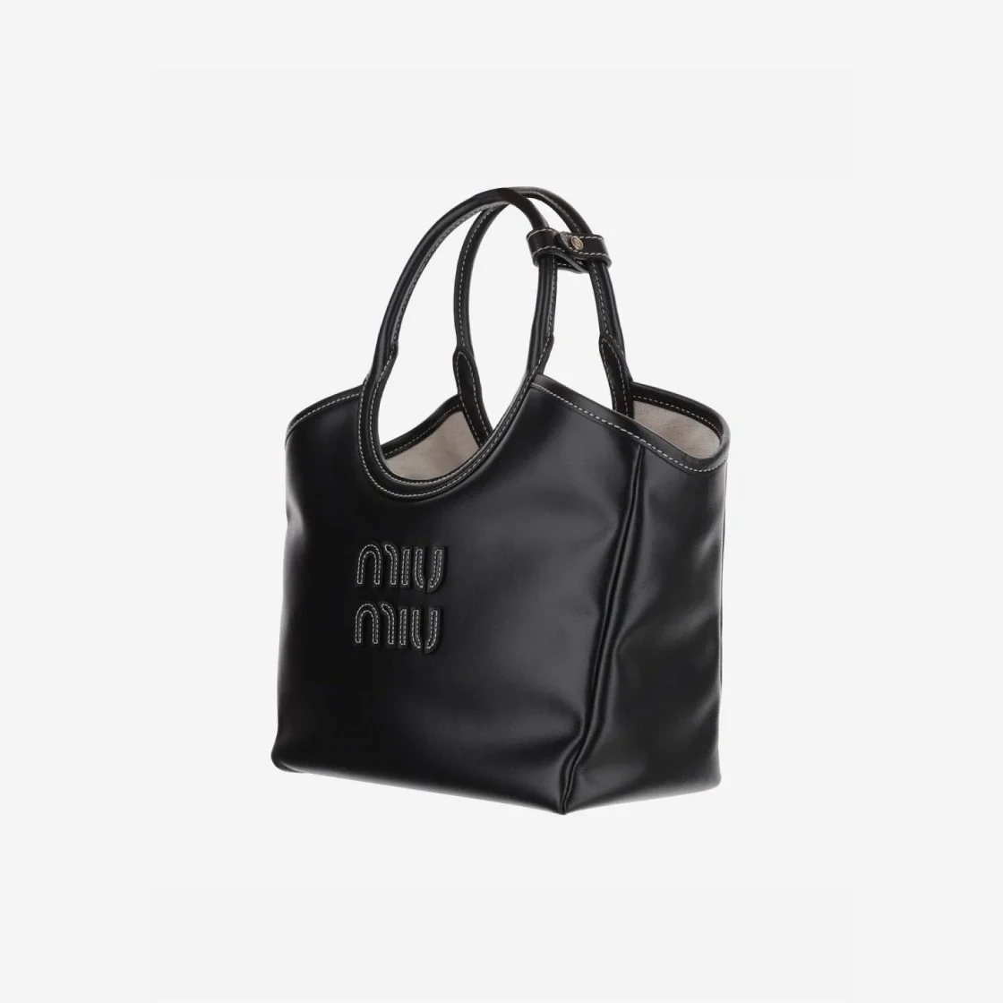 아이비 가죽백 블랙 스몰 (22 * 23.5 * 12cm) 상세