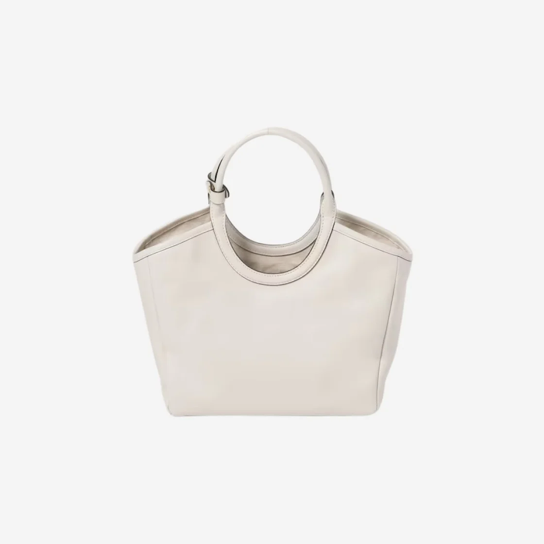 아이비 가죽백 화이트 스몰 (22 * 23.5 * 12cm) 상세