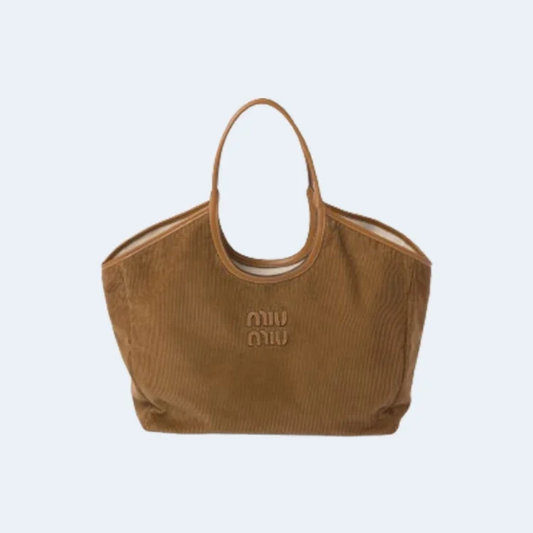 아이비 코듀로이백 브라운 상세