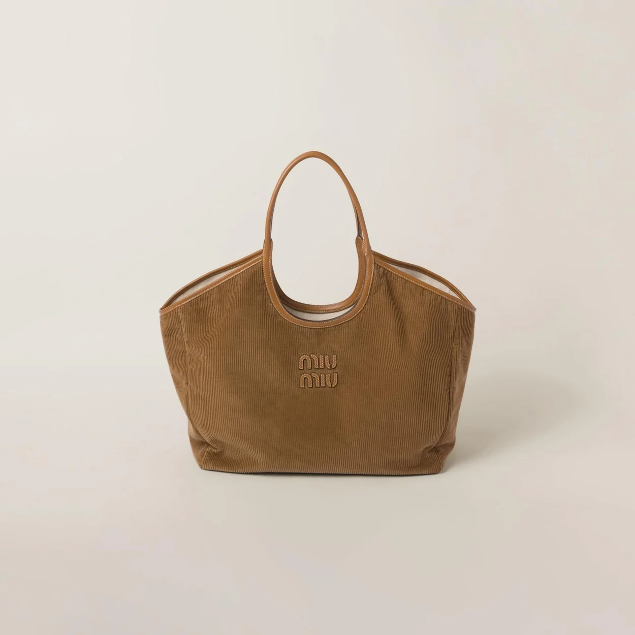 아이비 코듀로이백 브라운 상세