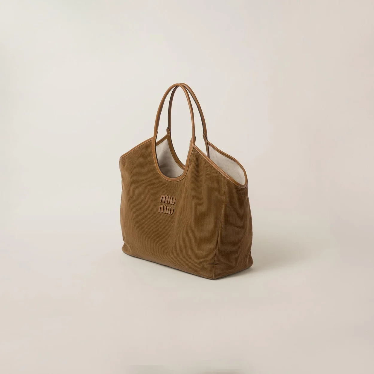 아이비 코듀로이백 브라운 상세