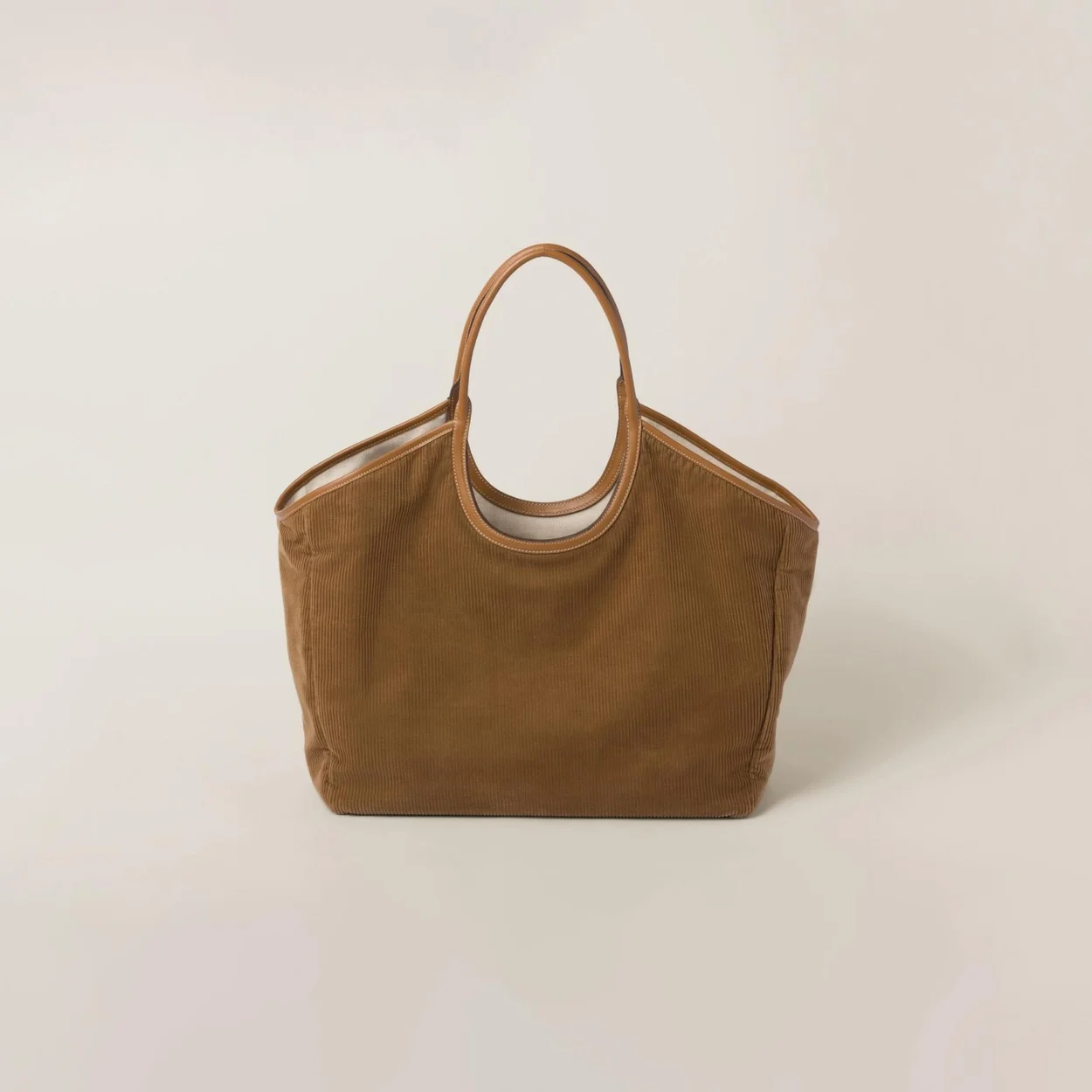 아이비 코듀로이백 브라운 상세