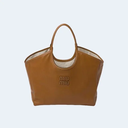 아이비 가죽백 브라운 라지 (38cm X 38cm X 18cm)