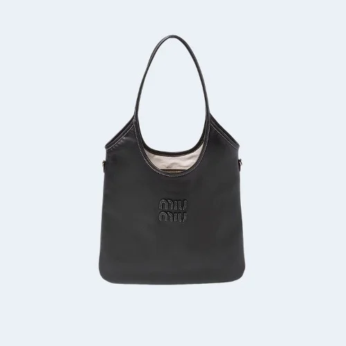 아이비 가죽 백 블랙 (35cm X 40cm)