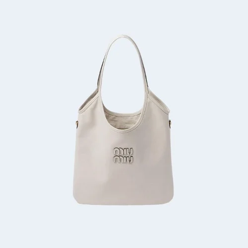 아이비 가죽백 화이트 (35cm X 40cm)