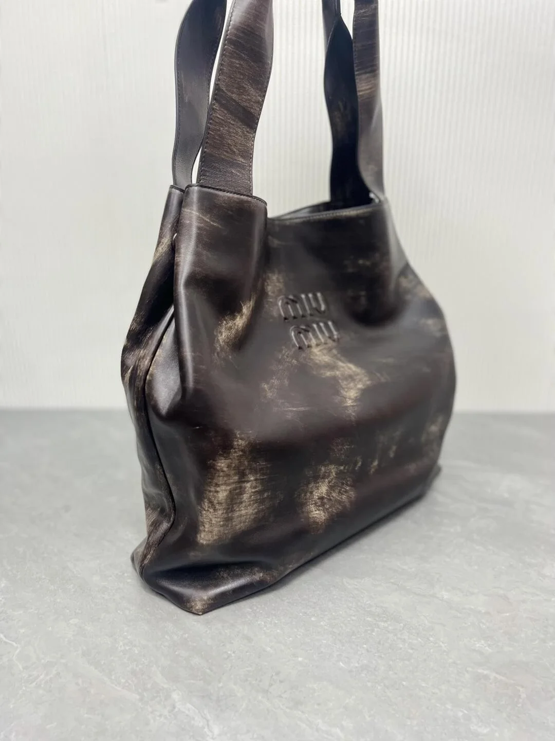 나파 가죽 호보백 커피 상세