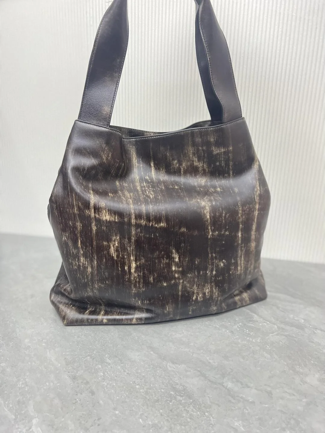 나파 가죽 호보백 커피 상세