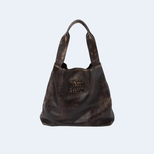 나파 가죽 호보백 커피