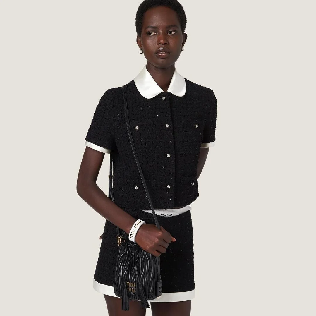 마테라쎄 나파 가죽 버킷백 블랙 상세