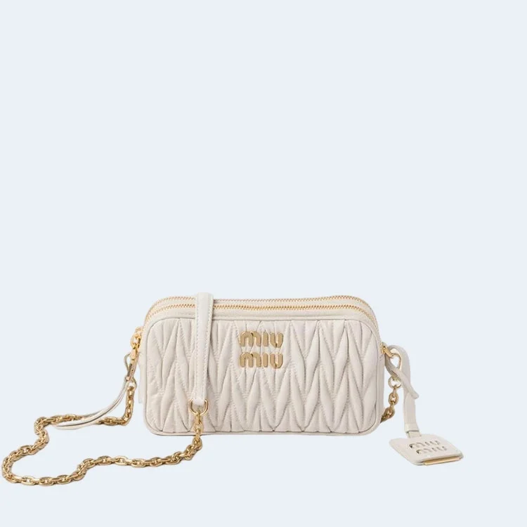 마테라쎄 나파 가죽 미니백 화이트 상세