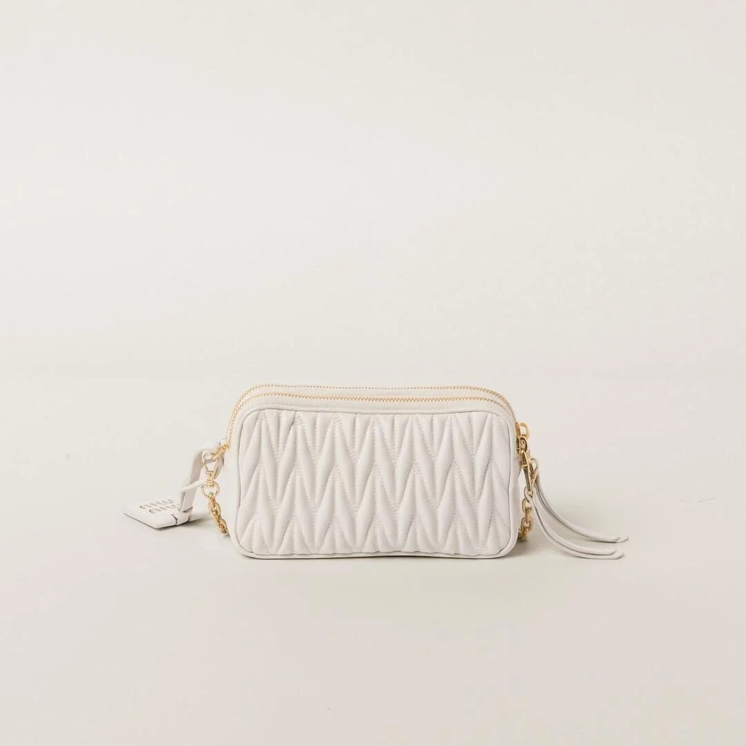 마테라쎄 나파 가죽 미니백 화이트 상세