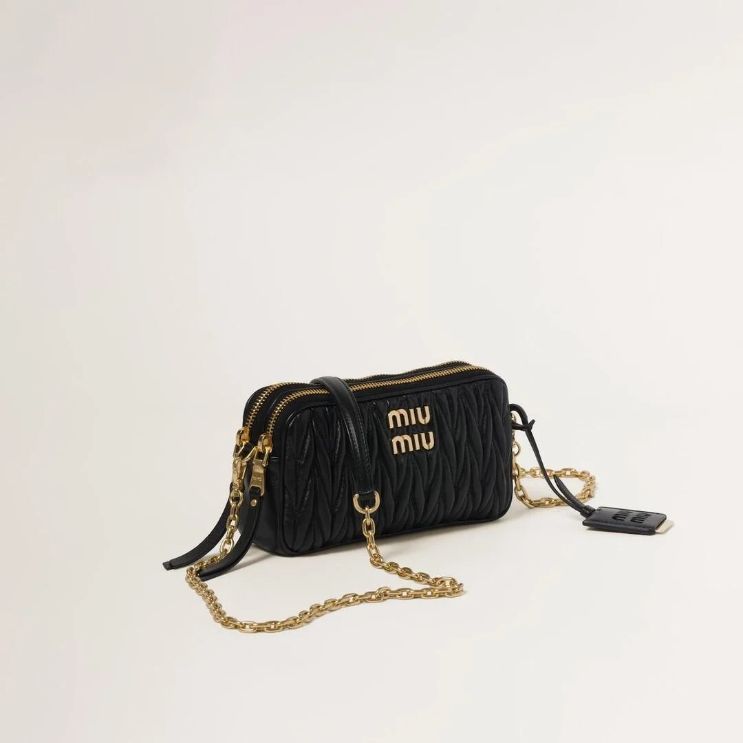 마테라쎄 나파 가죽 미니백 블랙 상세