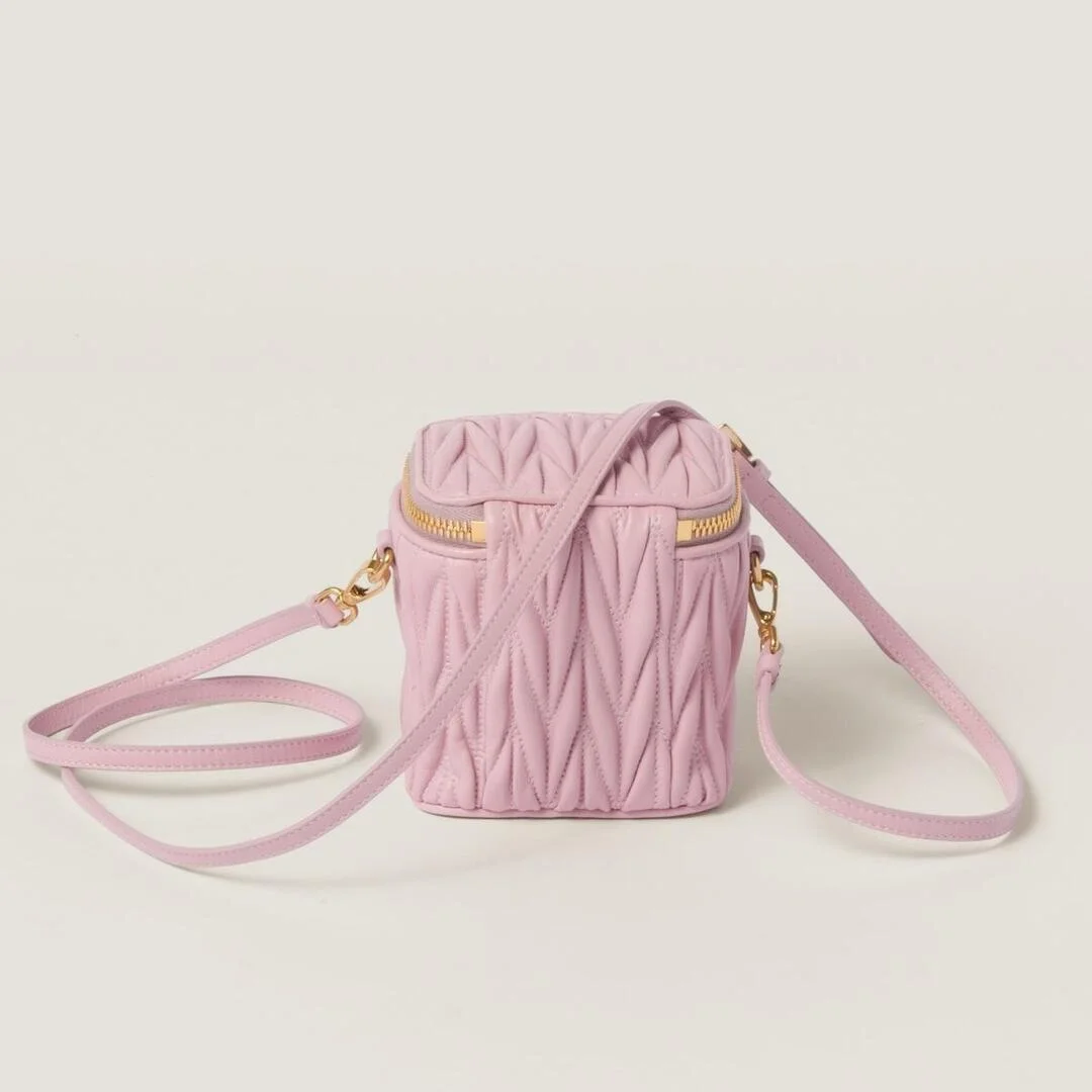 마테라쎄 나파 가죽 마이크로백 핑크 상세