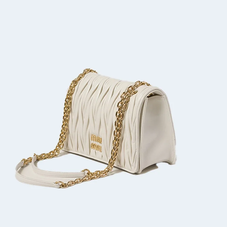 마테라쎄 나파 가죽백 화이트 상세