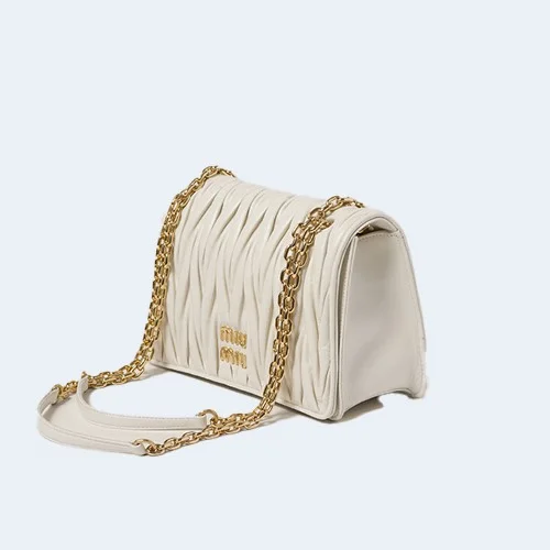 마테라쎄 나파 가죽백 화이트