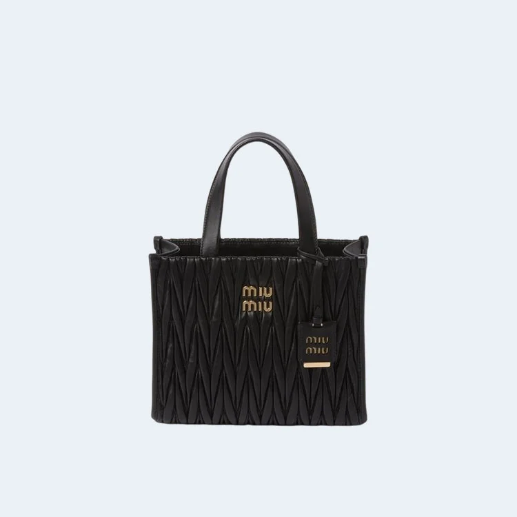 마테라쎄 나파 가죽 토트백 블랙 상세