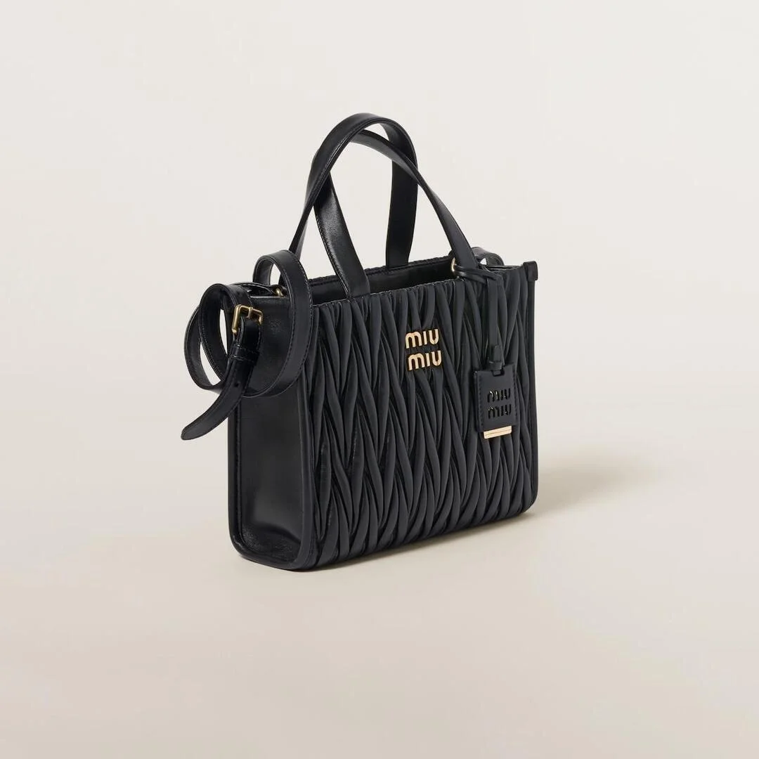 마테라쎄 나파 가죽 토트백 블랙 상세