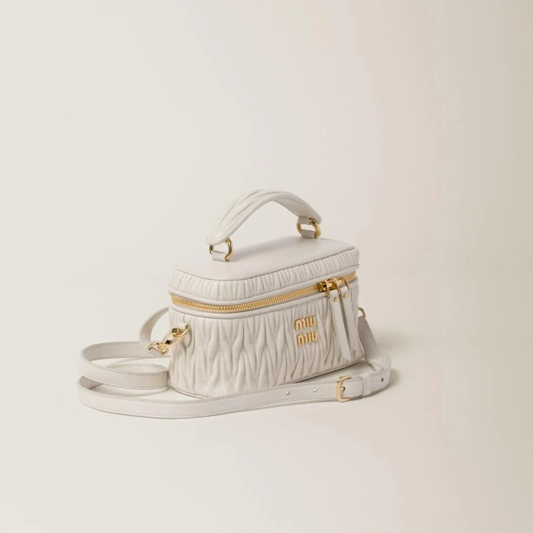 마테라쎄 나파 가죽 숄더백 화이트 상세