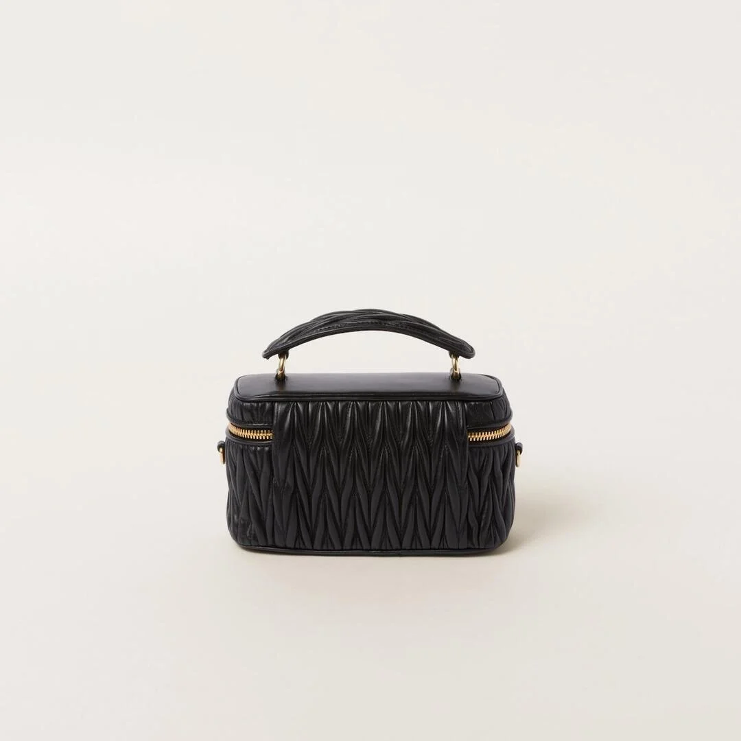 마테라쎄 나파 가죽 숄더백 블랙 상세