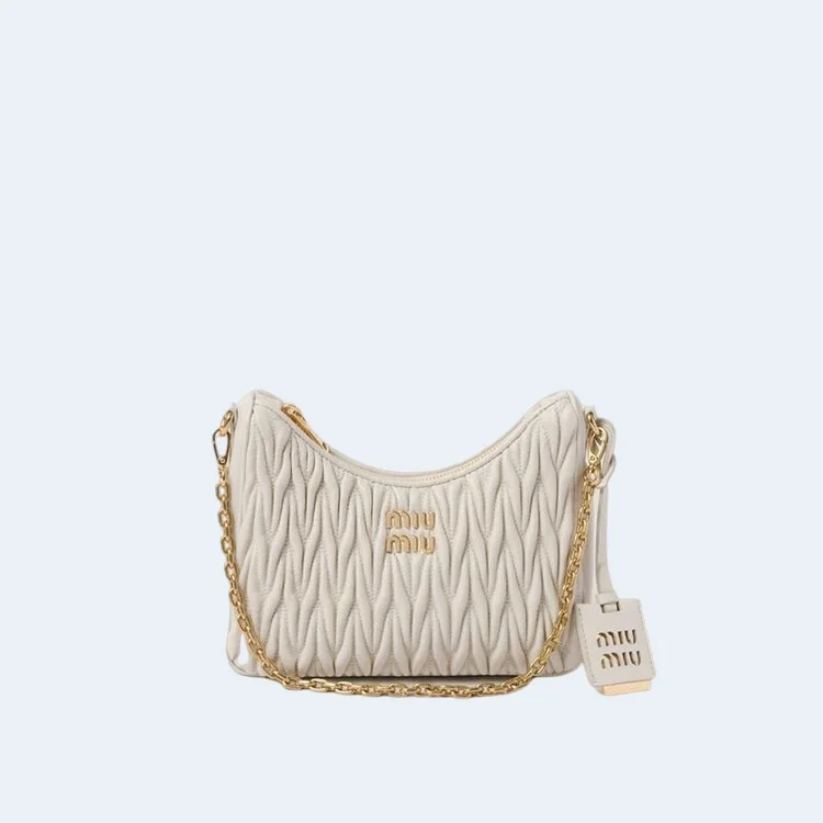 마테라쎄 나파 가죽 숄더백 화이트 상세