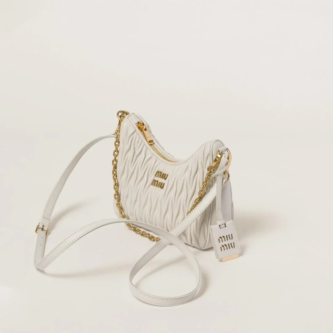 마테라쎄 나파 가죽 숄더백 화이트 상세