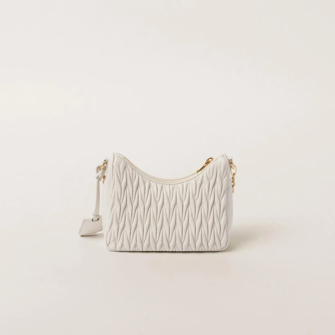 마테라쎄 나파 가죽 숄더백 화이트 상세