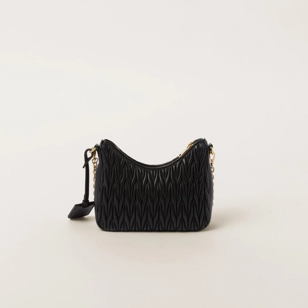 마테라쎄 나파 가죽 숄더백 블랙 상세