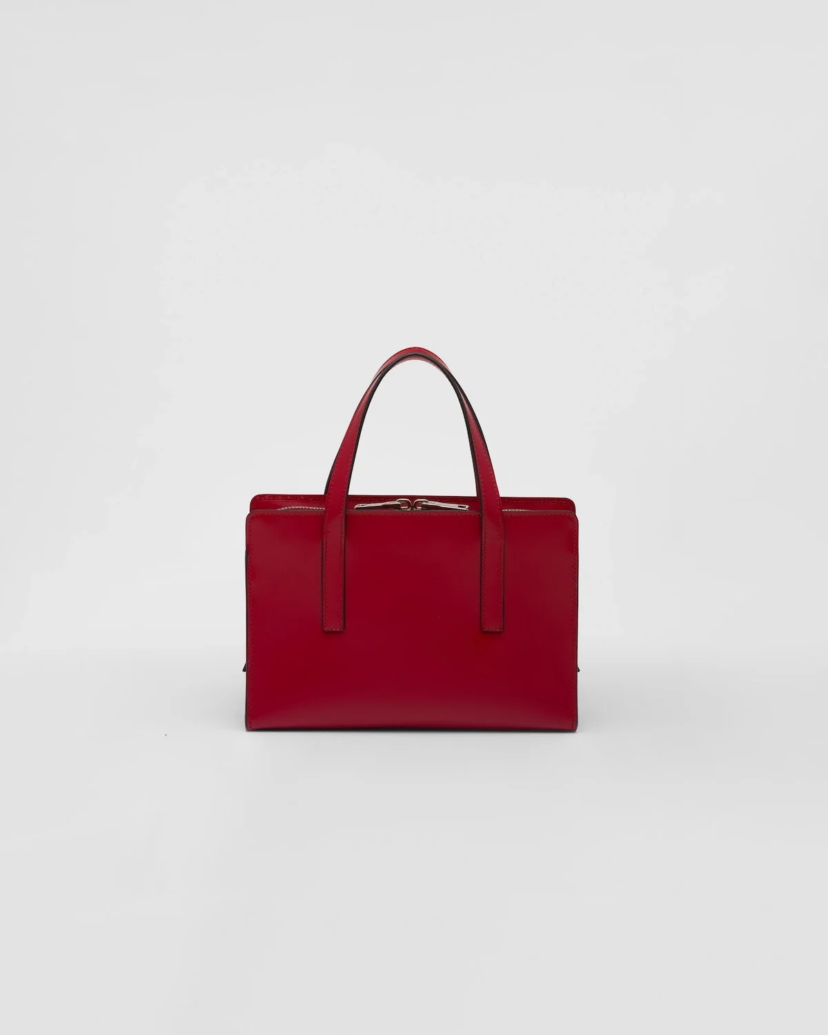 리에디션 1995 브러쉬드 레더 미니 핸드백 레드 상세