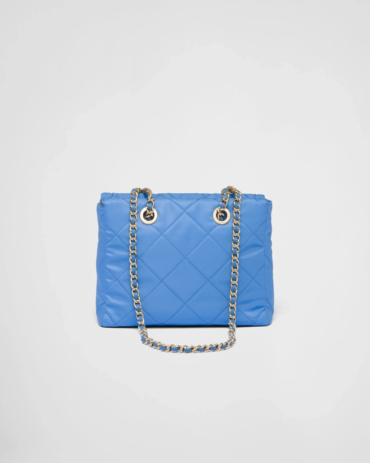 리에디션 1995 리나일론 체인 토트백 블루 상세