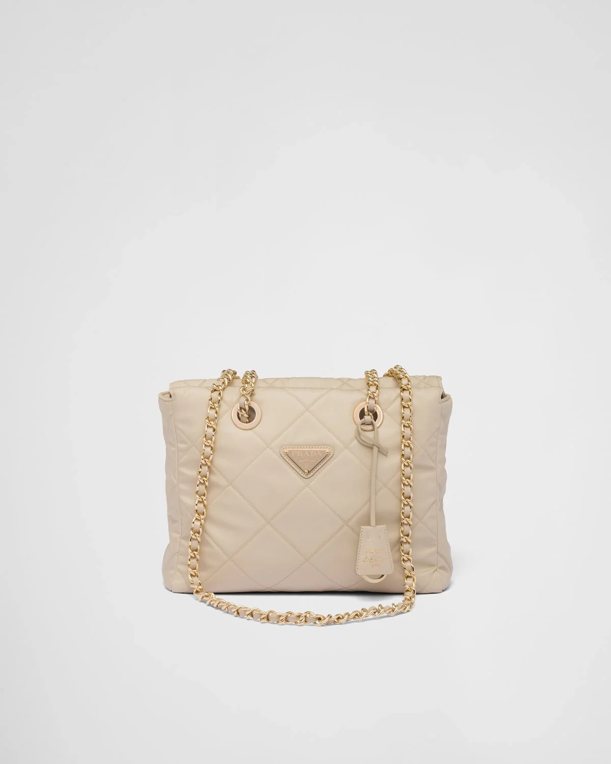 리에디션 1995 리나일론 체인 토트백 베이지 상세