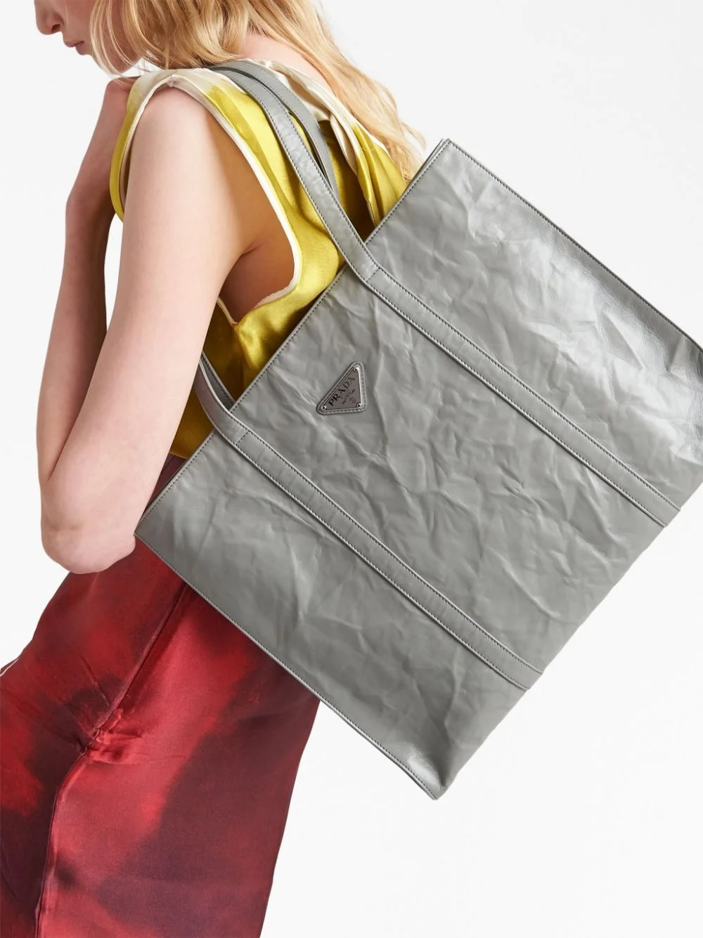 라지 엔틱 나파 토트백 그레이 상세