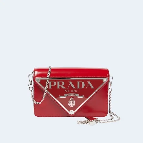 브러쉬드 레더 숄더백 레드 (22cm * 18cm * 4.5)