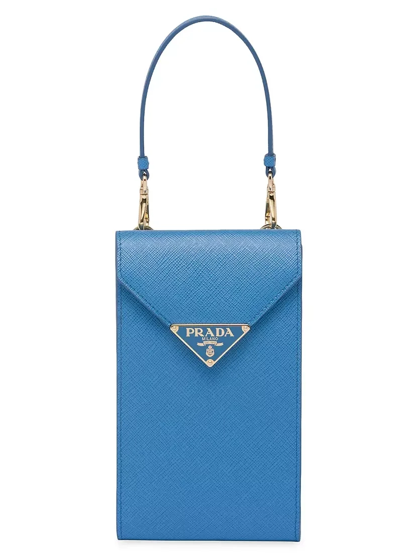 사피아노 레더 미니백 블루 상세