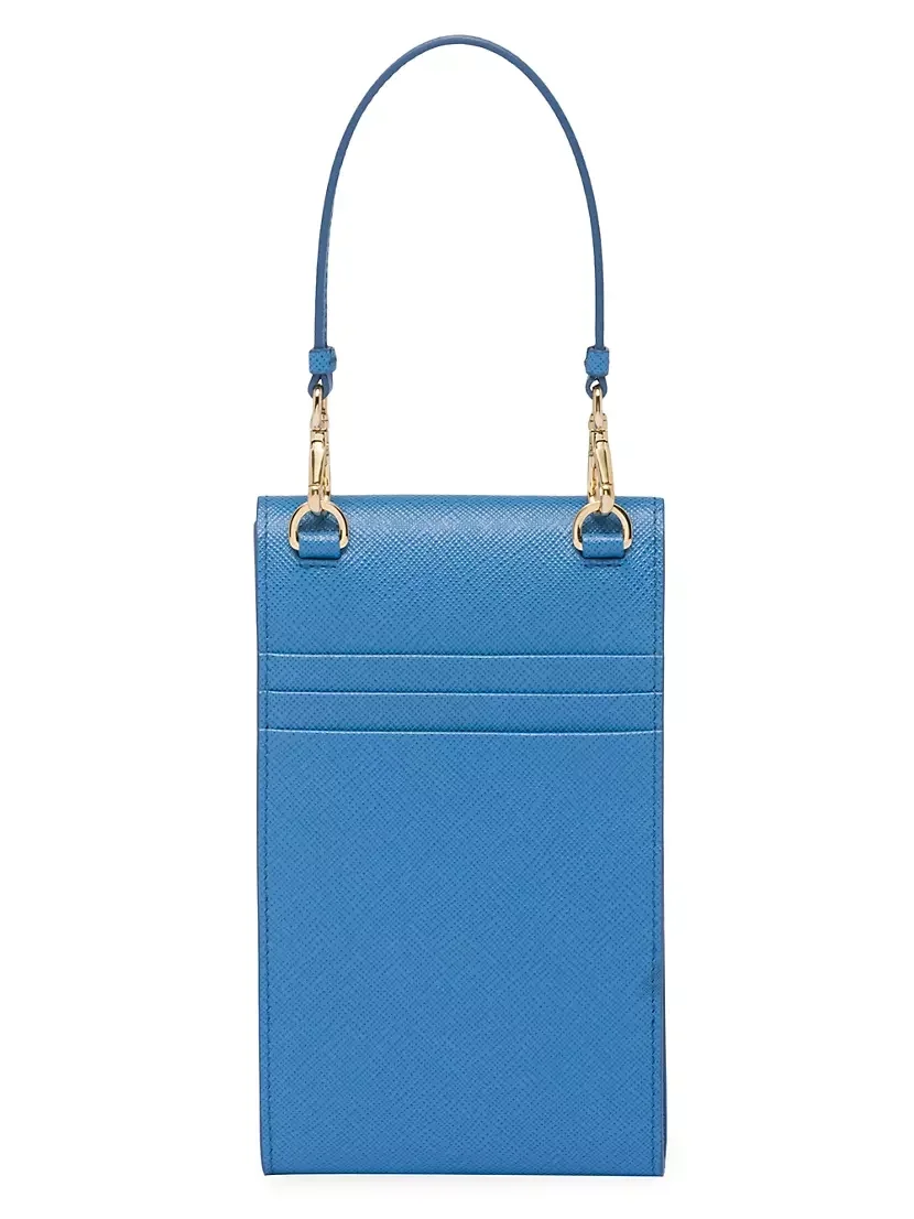 사피아노 레더 미니백 블루 상세