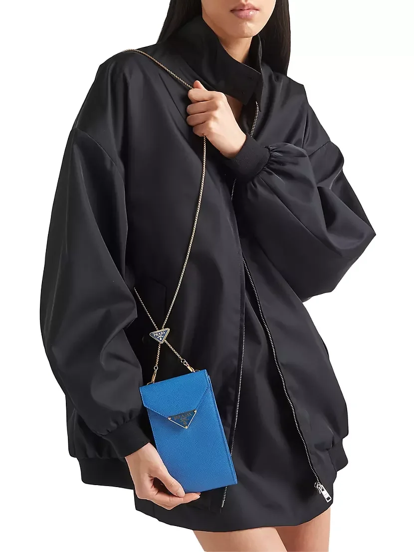 사피아노 레더 미니백 블루 상세