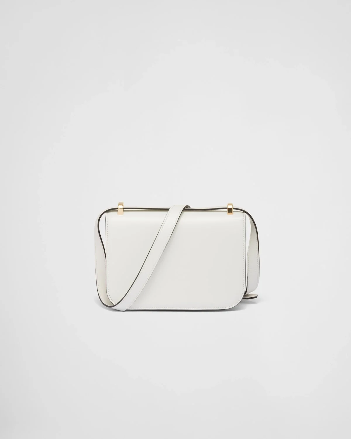 엠블럼 레더 숄더백 화이트 상세