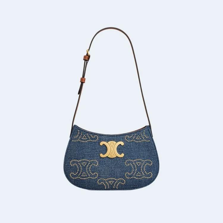 미디엄 틸리 백 데님 상세