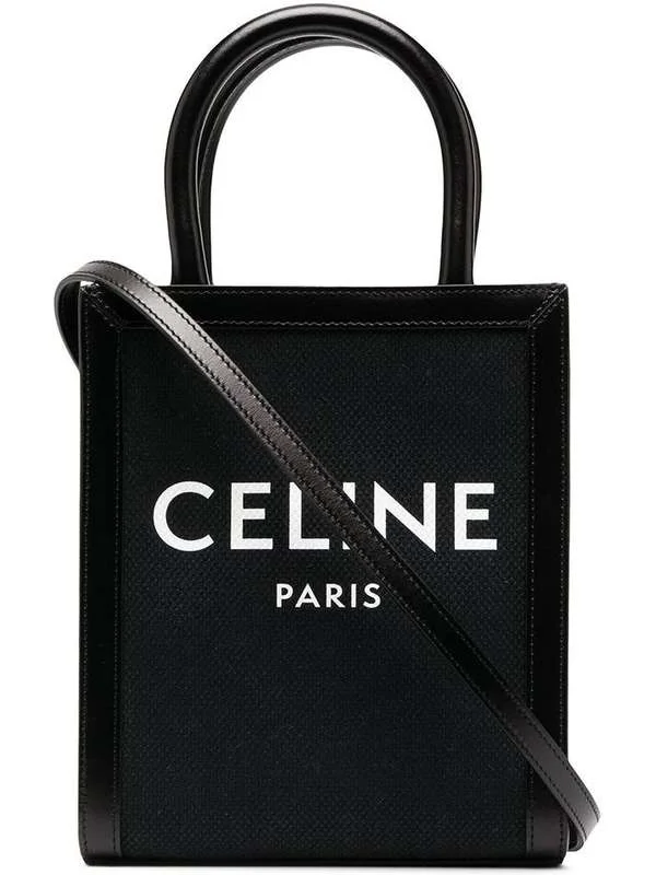 미니 버티컬 카바스 백 블랙 상세