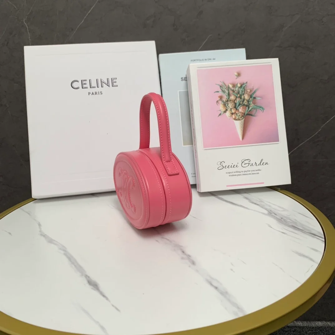 트리옹프 오벌 미노디에르 토트백 핑크 상세